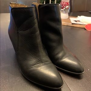Black Franco Sarto booties